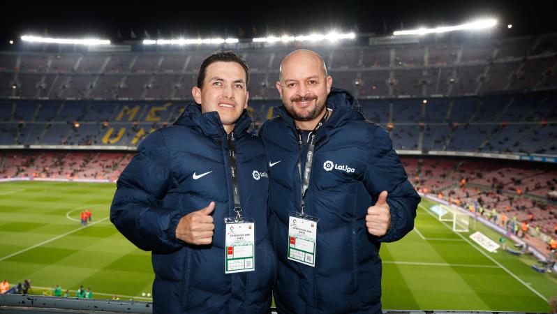 Blind and Deaf man can watch soccer games