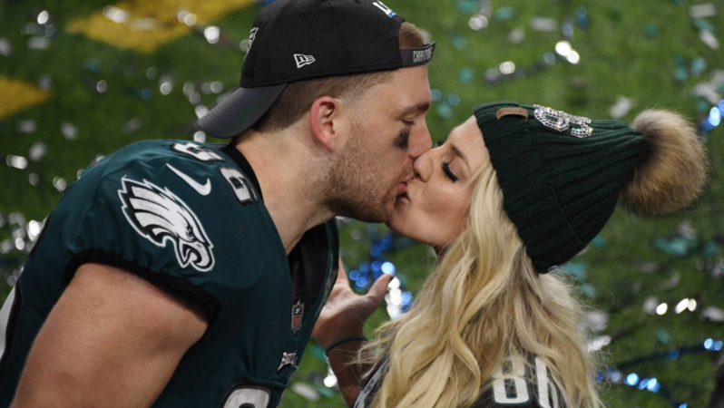 Julie and Zach Ertz