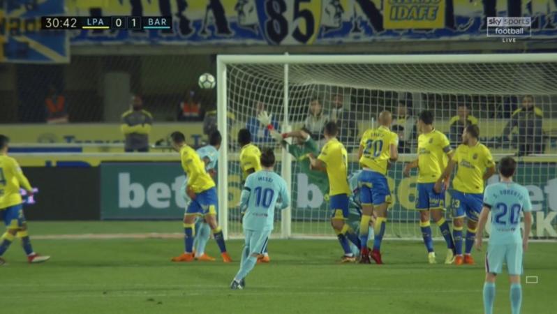 Messi Free Kick Goal