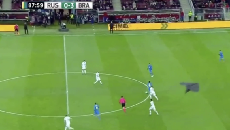 Paper Airplane Russia vs Brazil