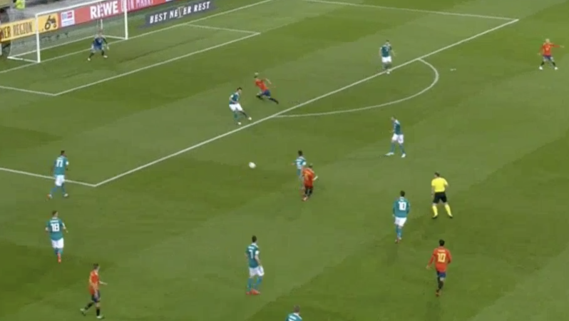 Iniesta Assist Against Germany