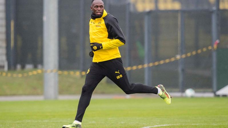 Usain Bold Borussia Dortmund Goal