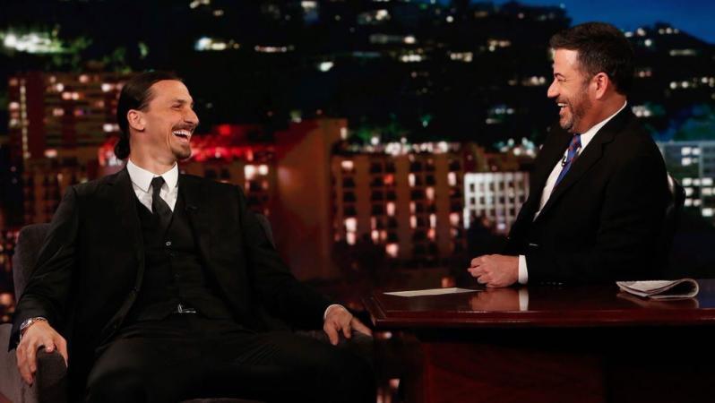 Zlatan Ibrahimovic on the Jimmy Kimmel show