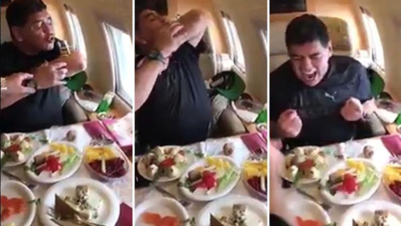 Maradona Taking A Shot