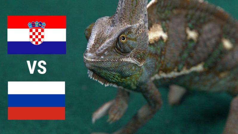 Leon chooses between Russia and Croatia for this World Cup quarterfinal matchup.