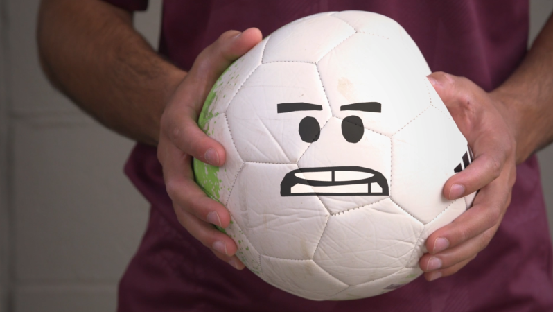 What it's like to be a soccer ball