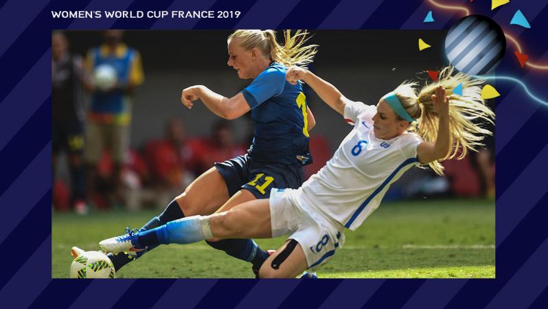 Stina Blackstenius of Sweden