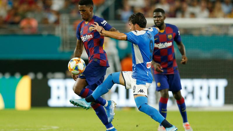 Highlights From Barcelona's Match Against Napoli In Michigan