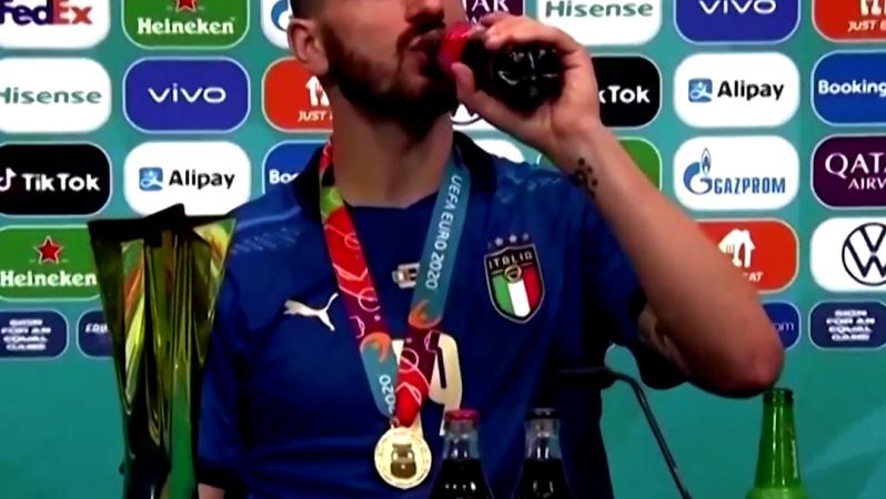 Bonucci Drinks Coke