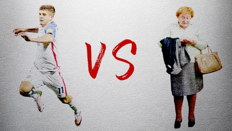 Christian Pulisic takes on your Mom