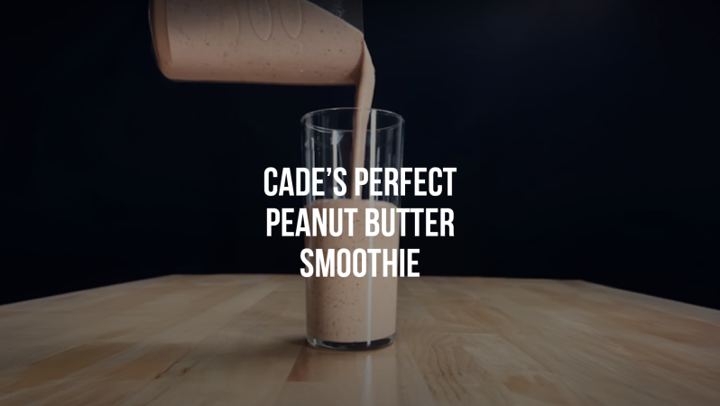 Cade Cowell's Perfect Peanut Butter Smoothie