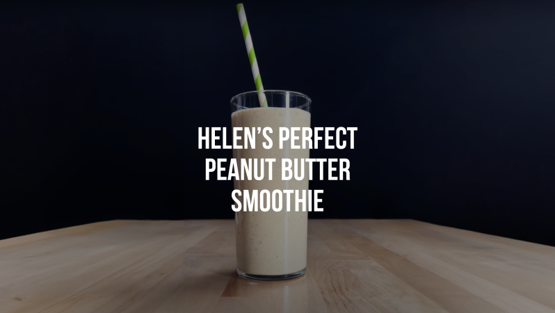 Helen Maroulis' Perfect Peanut Butter Smoothie