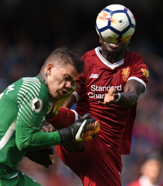 Sadio Mane Red Card Against Ederson