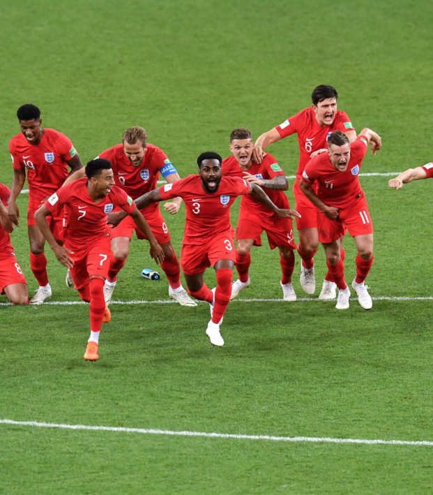 England Beat Colombia