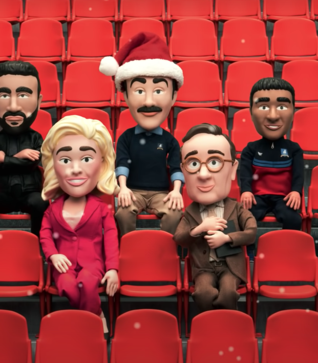 Watch this Ted Lasso stop-motion animated Christmas short that's