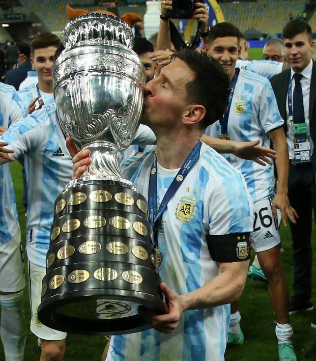 Lionel Messi wins the Copa America