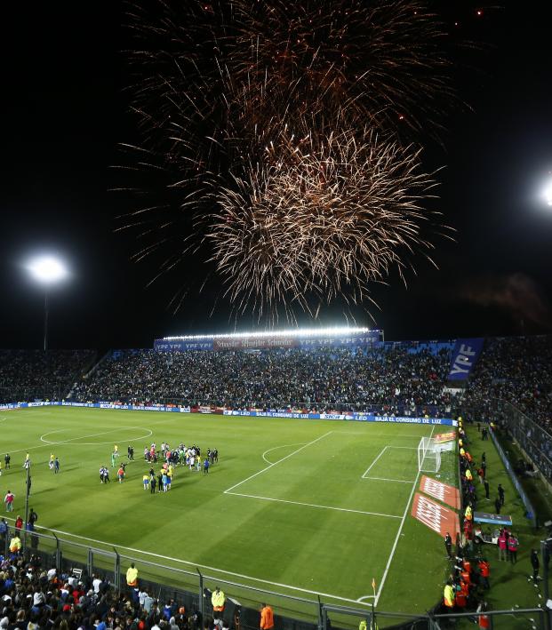 Prematch Fireworks Before Brazil Vs. Argentina