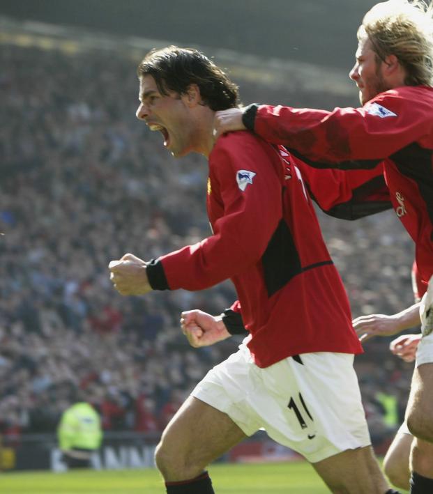 Ruud van Nistelrooy and David Beckham