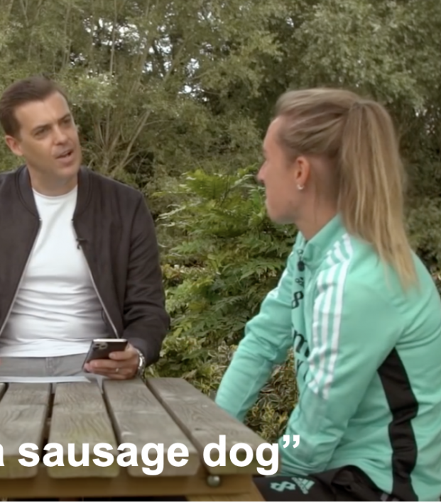 Jordan Nobbs Has A Sausage Dog