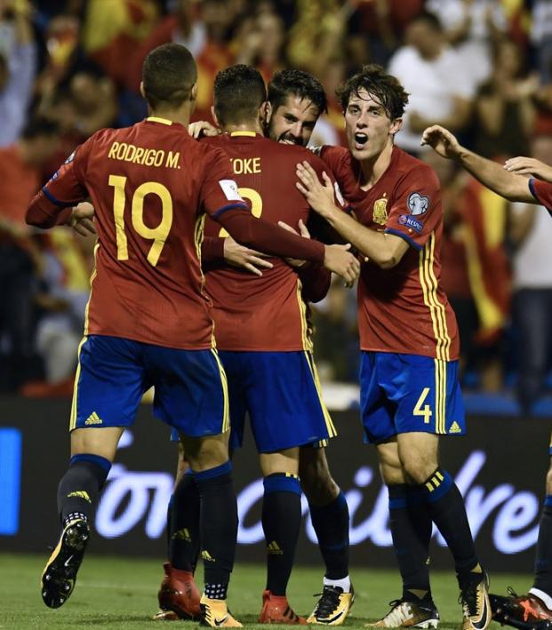 Spain Team Goal Seals World Cup Qualification