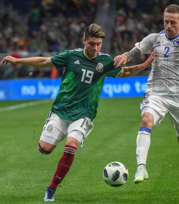 Jonathan Gonzalez Mexico Debut Vs Bosnia And Herzegovina