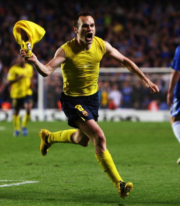 Andres Iniesta Goal Against Chelsea In 08 09 Champions League