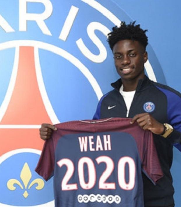 timothy weah psg jersey