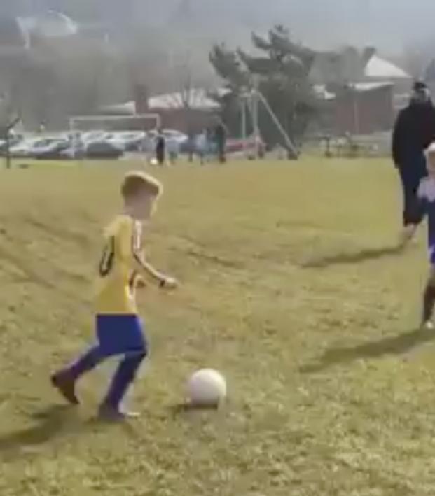 Young Lad Scores Wonder Goal