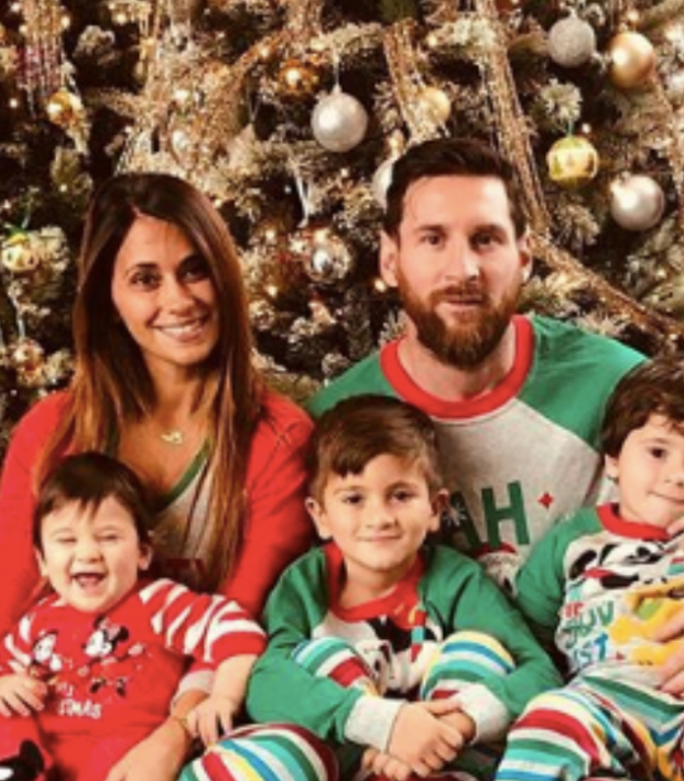 Lionel Messi Christmas Photo And Other Footballers Celebrating The Holidays