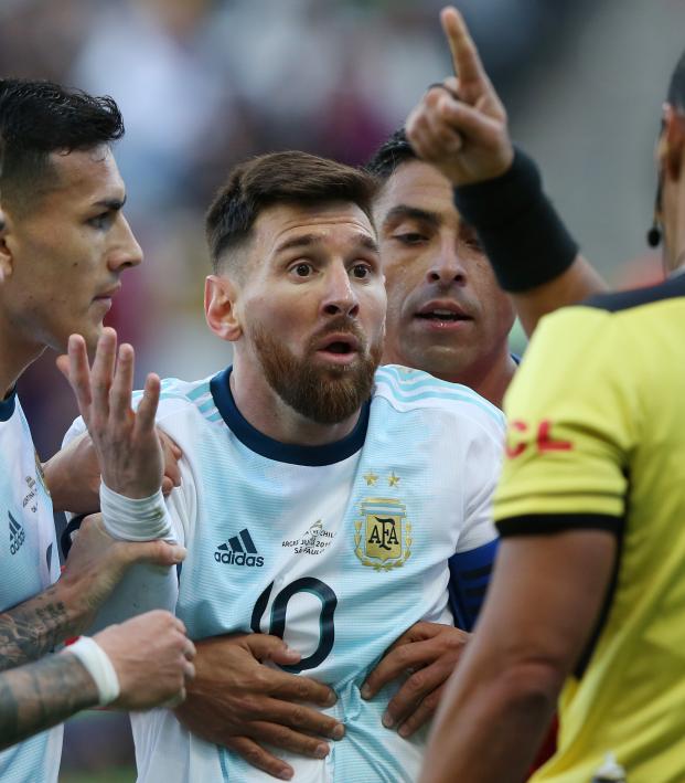 Rare Lionel Messi Red Card Mars Copa América Third-Place Match