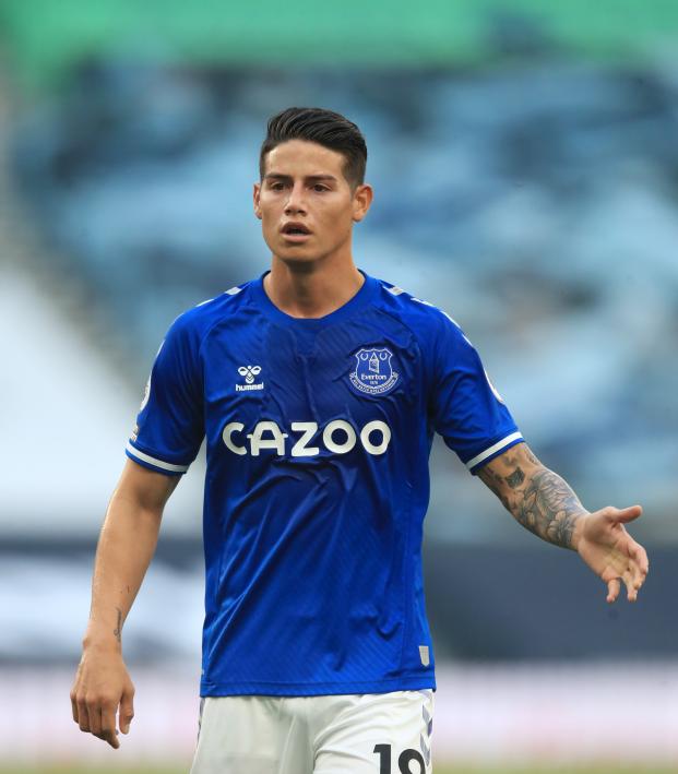 james rodriguez everton jersey