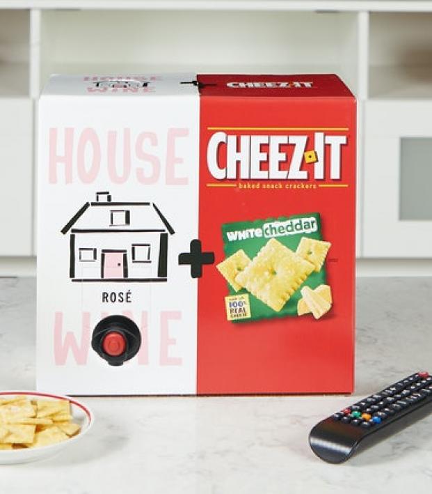 House Wine and Cheez-It Combo Box