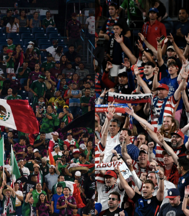 USA Mexico Fans