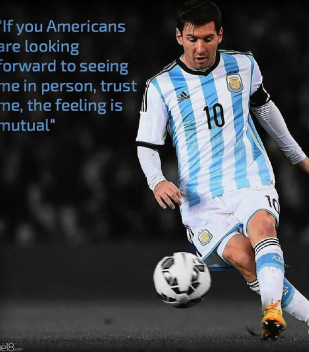Lionel Messi Comes To America