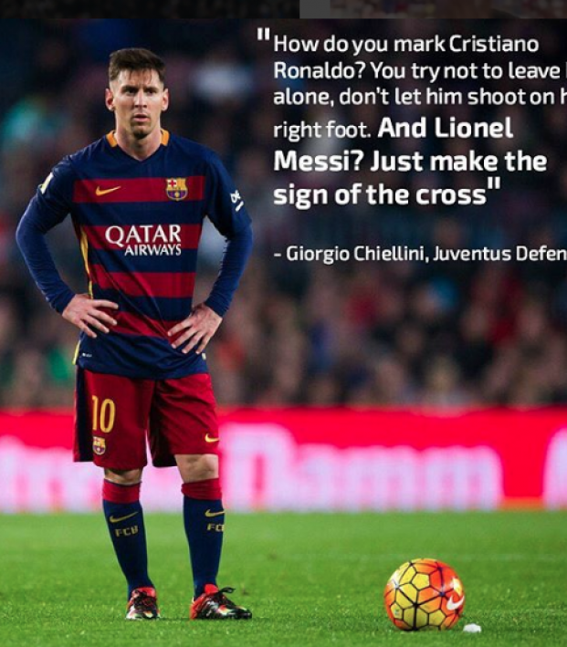 Chiellini Marking Messi Quote