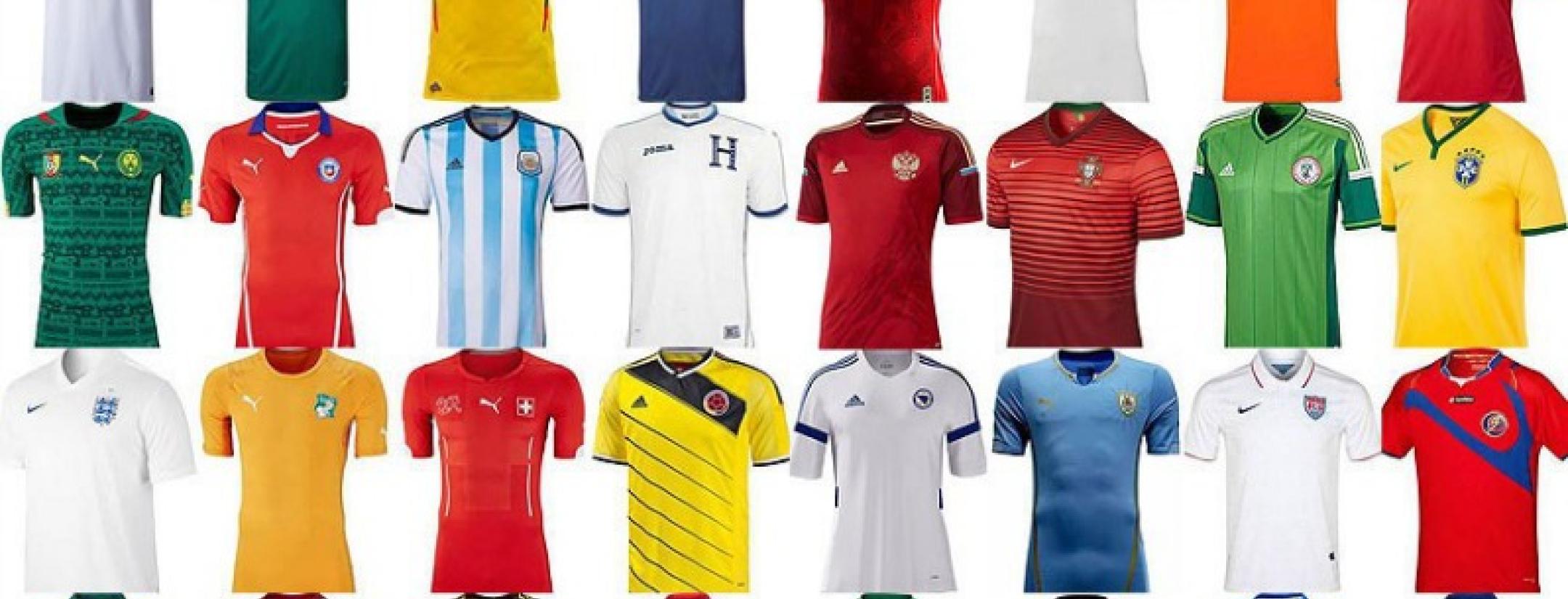 All 32 World Cup kits 