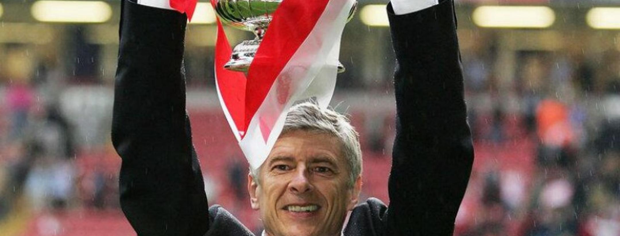 Arsene Wenger after his FA Cup final win this season