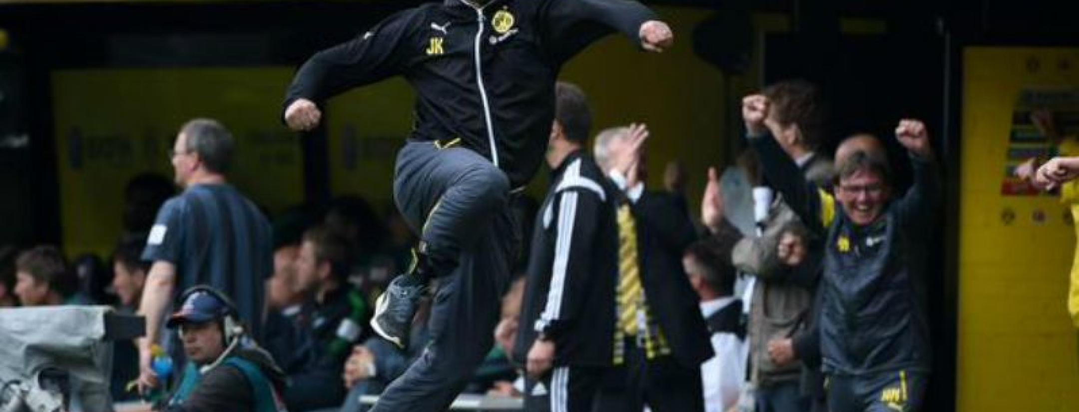 Jurgen Klopp during his spell at Dortmund 