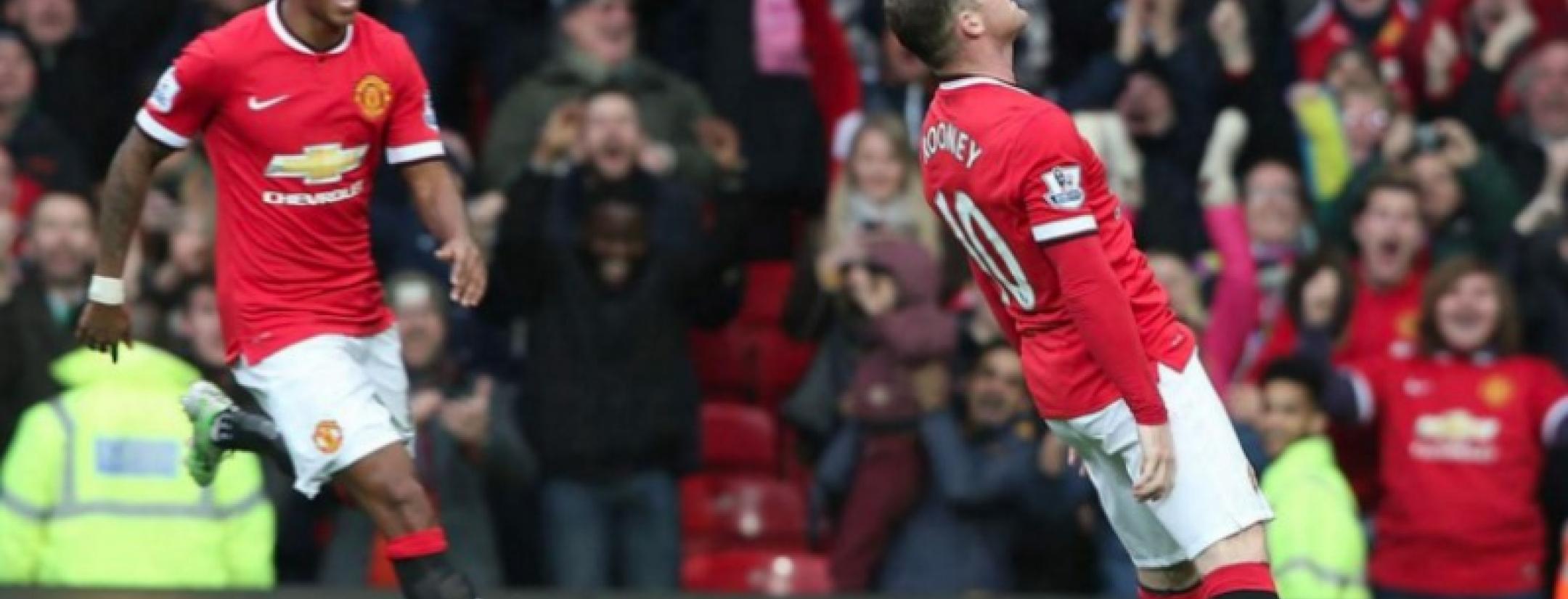 Celebración de los grandes goles - Wayne Rooney finge estar desmayado