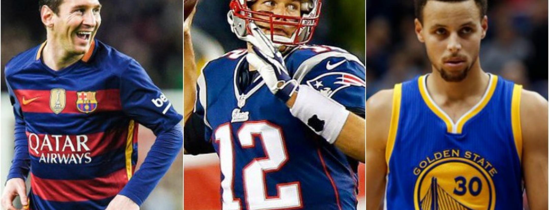 Lionel Messi, Tom Brady or Steph Curry: Who is the real MVP?