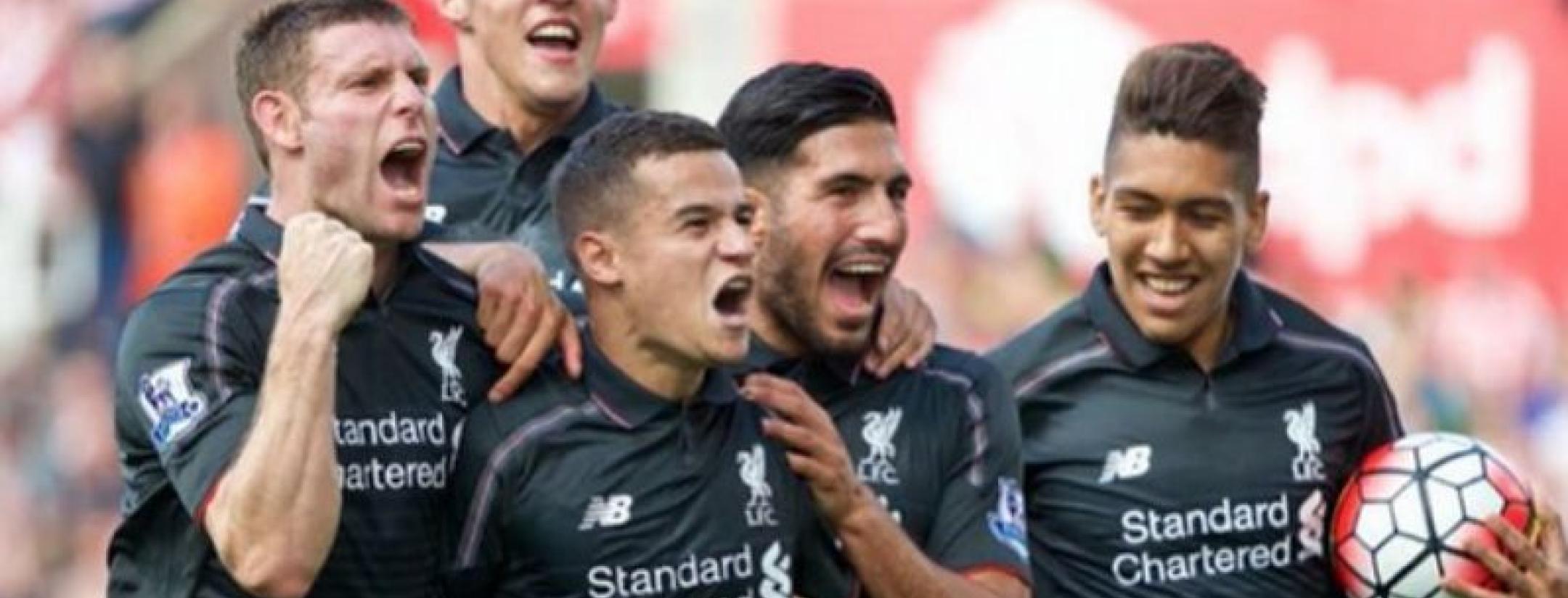 Firmino in his Liverpool debut