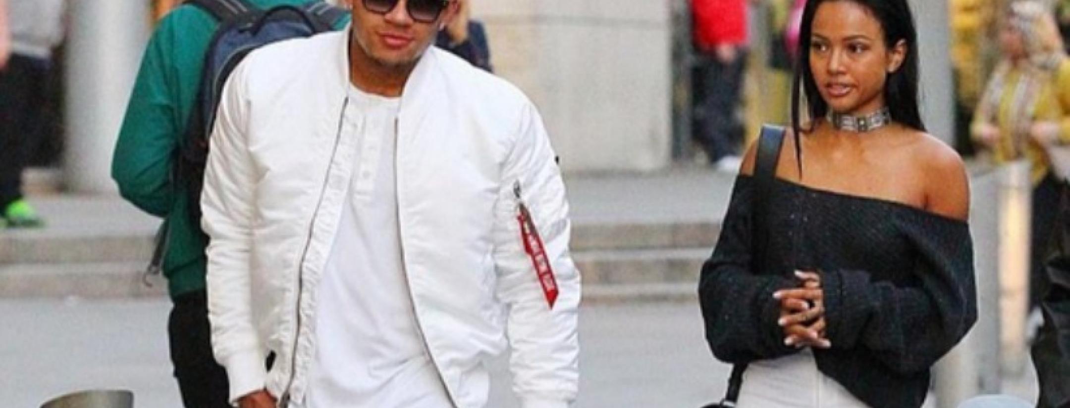 Memphis Depay and Karrueche Tran.