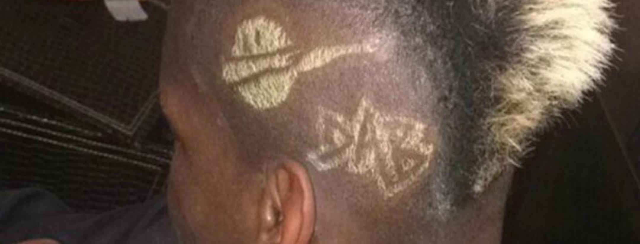 Paul Pogba dab haircut