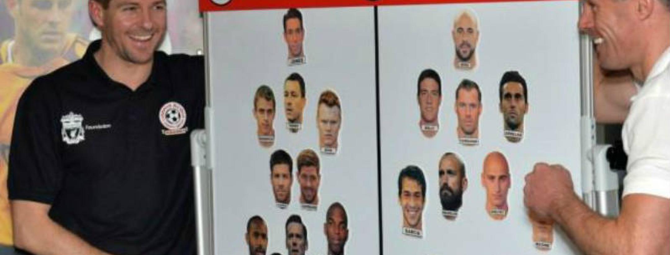 Steven Gerrard and Jamie Carragher pick sides