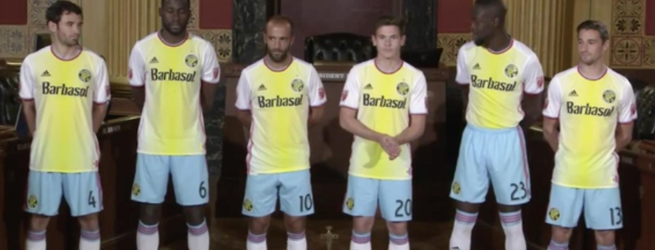The Columbus Crew's 2016 away kit