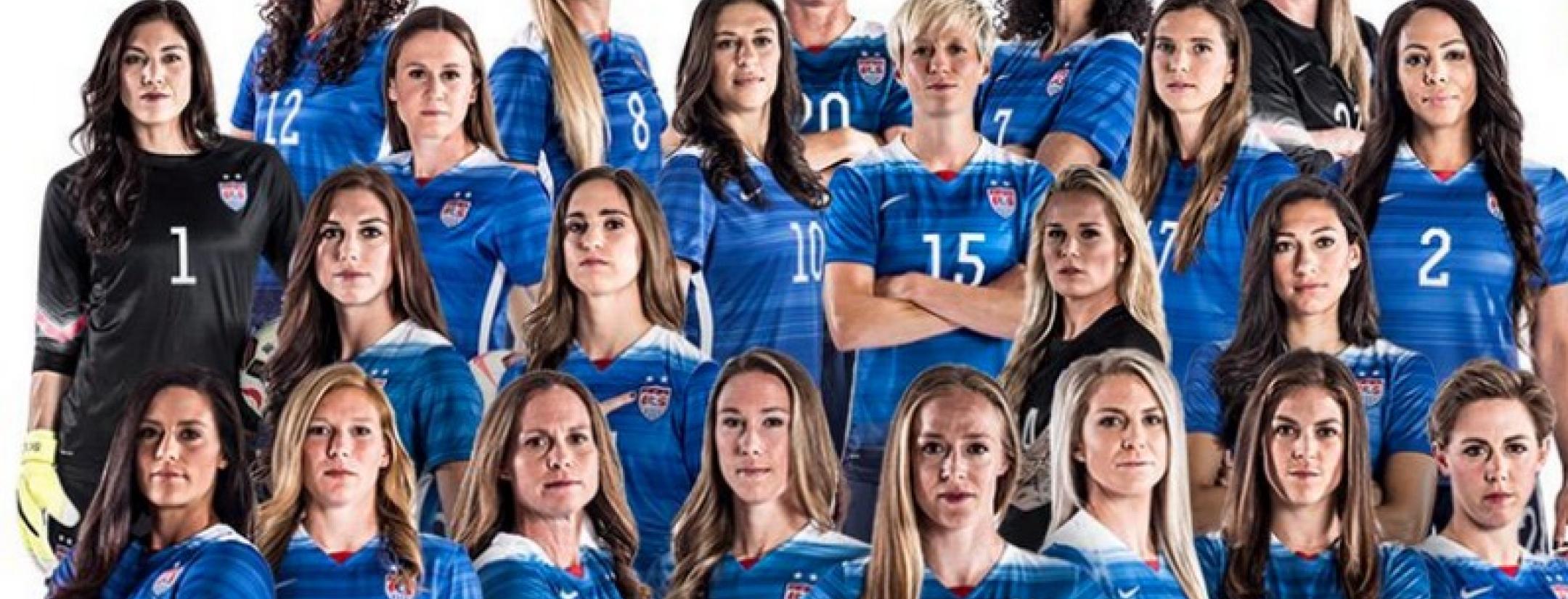 The USWNT team photo