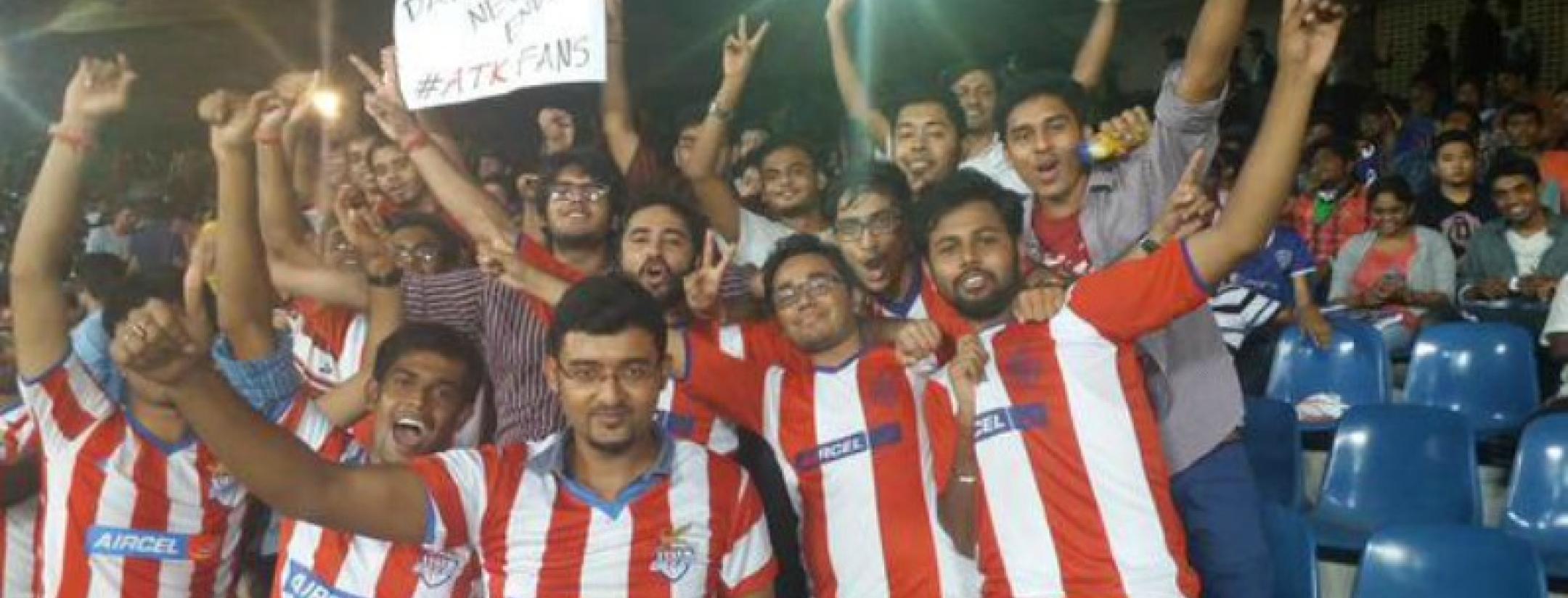 Atletico de Kolkata fans.
