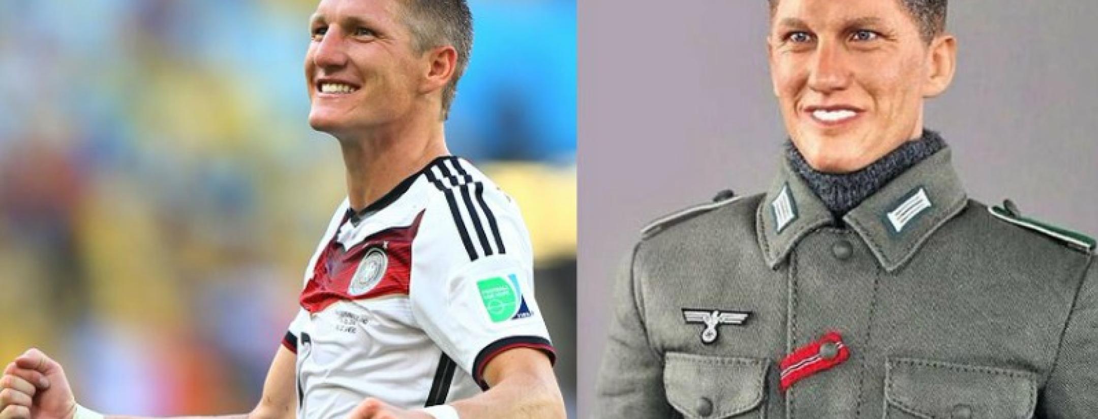 Bastian Schweinsteiger Nazi doll