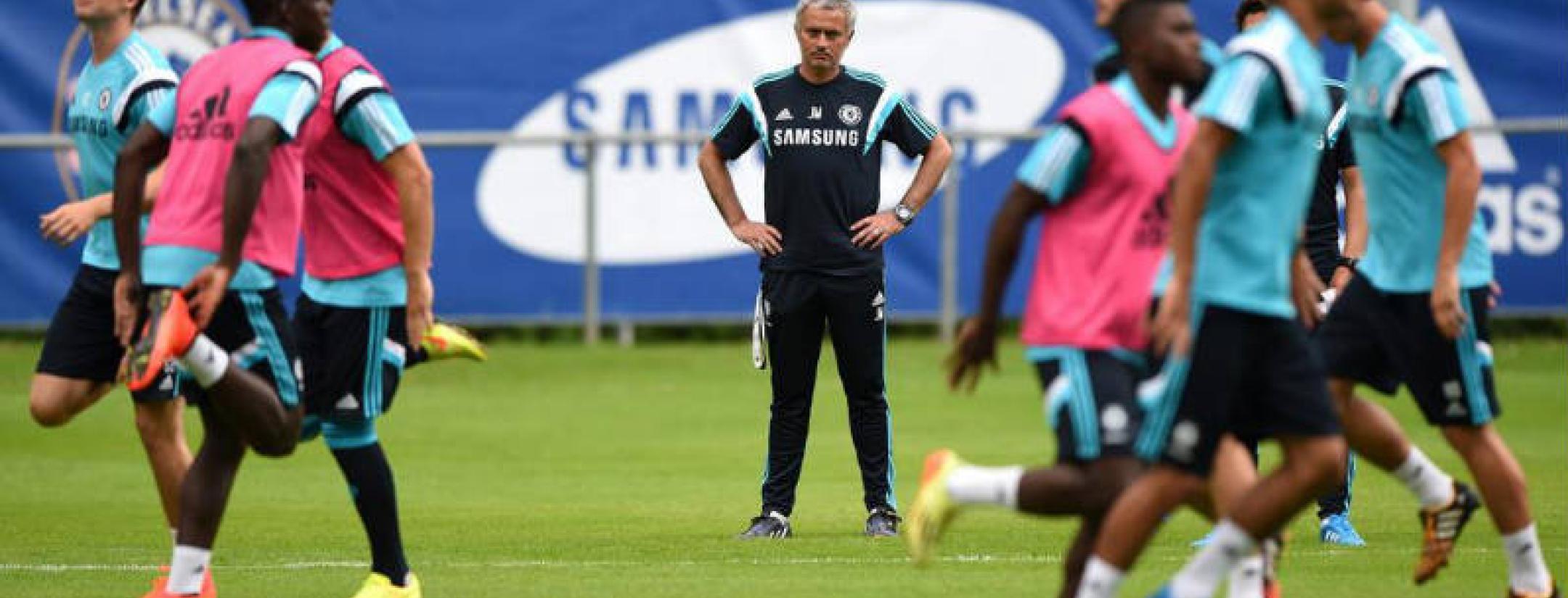 Chelsea trains for the EPL season