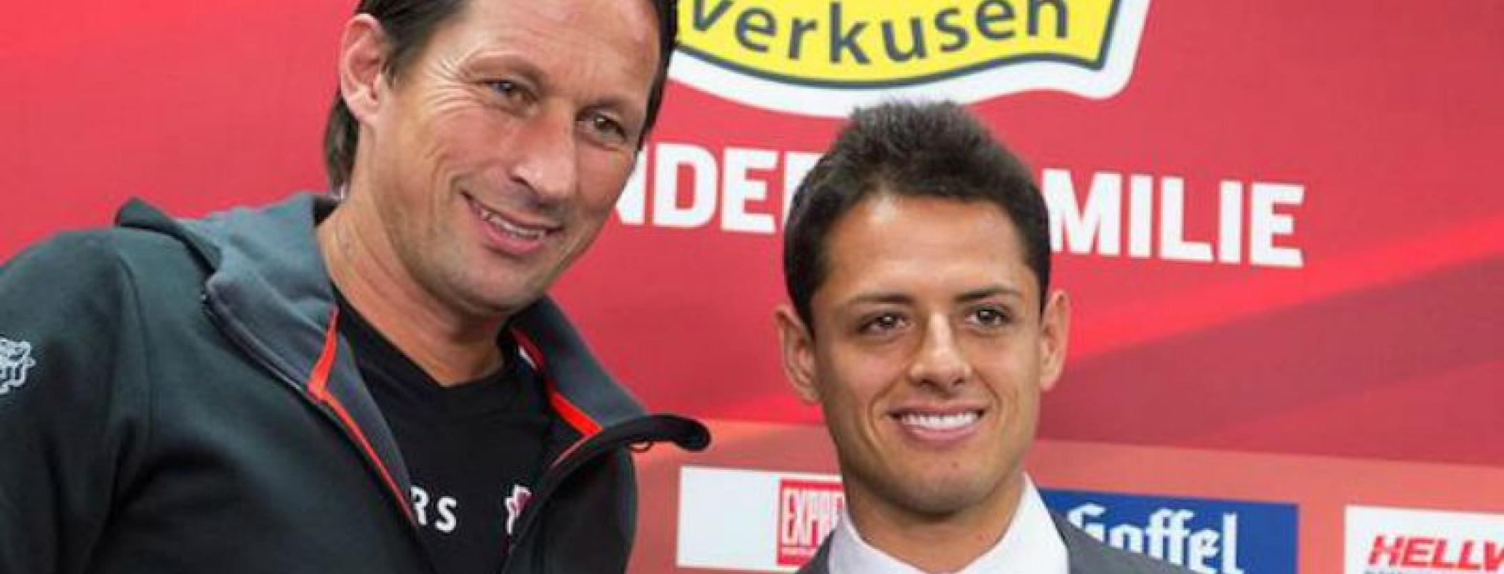 Chicharito broke Bayer Leverkusen's website